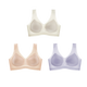 Umarmung Baumwoll -BH -Unterwäsche für Frauen im Sommer Dünne kleine Brüste, die mit Brüsten sammeln und geschlossen wurden