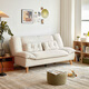 Lin's Home Cream Style Sofa Bed Foldable and Dual-Purpose 2025 New Small Apartment Single Living Room Lin's Wood Industry G024