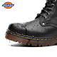 Dickies Martin Boots Herrenschuhe für Frühling britische Stiefel Männer vielseitige High-Top-Lederstiefel Männer und Frauen Paare Stiefel Trendy Workwear Schuhe Schwarz S28 (Männerstil) 39 [eine Größe größer, geeignet für Sportschuhe 40]
