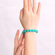 Eternal Symbol Collection Grade Amazonite Blue Green Light Luxury Crystal Bracelet Partial Wealth Bracelet Chinese Valentine's Day Gift for Wife 10mm + Appraisal Certificate