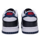 Nike (Nike) Chaussures officielles du magasin de navires de navigation Nouveau style rétro Dunk Low Lightweight Shoes Low Top Fashion Casual Chaussures HJ9202-001 / noir, blanc et bleu / nouvellement lancé 37,5