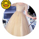 
G. DUCKKIDS girls evening dress 2024 new high-end princess style wedding flower boy birthday party stage catwalk piano performance costume white 160