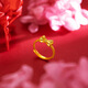Shixi ancient Vietnamese sand gold bow ring for women with adjustable opening 999 simulated fake gold solid frosted gift box bow live sand gold ring. The main picture and video are all real shots. If not matched, refunds are guaranteed.