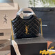 Italian direct mail 25 new small fragrance style diamond gold label underarm bag handbag bucket bag women 1 5*5*5cm