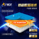 星宇 浸胶劳保手套 优耐保系列乳胶压纹防滑耐用 工业工地工作木工钢筋工建筑防护手套 6双 蓝色M A688【耐用透气款】 均码