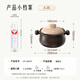 Bear casserole, soup pot, high temperature resistant and non-cracking 3.2L universal casserole, stew pot, gas stove, ceramic pot, Chinese medicine pot