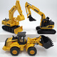 
Shantoulin Village Inertial Engineering Vehicle Excavator Model Children's Toy Cars resistant to falling forklift Boy Bao Excavator Small Expert 16857 Complete Set of Four