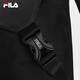 Fila Offizieller Herren -Rucksack 2025 Sommer Neue Mode Casual Flip Rucksack Mehrfachschule, schwarz - Bk XS