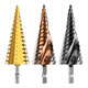 HUHAO hexagonal handle pagoda drill bit high hardness iron plate stainless steel special electric drill drilling step drill bit hole opening expander