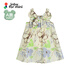 
jnby by JNBY new Jiangnan cloth baby A-type suspender sleeveless dress 25 summer girls baby YP5G11150 795/yellow gray pattern random 110 cm