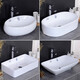 KOHLER KOHLER counter basin square wash basin ceramic wash basin oval wash basin simple art basin balcony bathroom K1047 drain