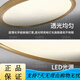 Heart mirror full copper outdoor ceiling light villa gate ultra-thin front light outdoor aisle balcony lamp mosquito-proof courtyard light X3893-500/square