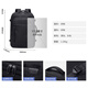 
POLO backpack for men's expansion travel backpack 16/17.3-inch computer schoolbag multi-component business travel bag