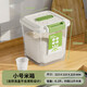 Muge rice barrel rice box storage tank household insect-proof storage rice food-grade container storage box multigrain flour storage tank transparent white 12Jin Jin equal to 0.5kg 6KG free measuring cup*1