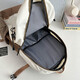 Rucksack 2025 Neues Frauen mit großer Kapazität Casual Trendy Outdoor Rucksack Junior- und Senior High School Schools School Bag Waterdes Grey