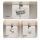 Hengjie Mop Pool Balcon Household Balcon Salle de bain Rectangular Ceramic Pool Pool Plancher-Sinsive Washing Mop White Pure 1047+ Aucun robinet