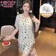 Modal pajamas for women in summer new style modal cotton with chest pad short sleeve shorts simple sweet home clothing set for outside Y838 M
