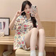 [Hot three-piece set] Pajamas for women ins style cartoon pajamas dormitory can wear home clothes suit autumn set WZL1479 [High quality three-piece set] L [Suggested 100-120 Jin [Jin equals 0.5 kg]]