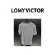 FR.YH.ZHLOMY VICTOR欧洲站顶奢夏季新品T恤NZN1396 条纹 XL 【130-150】