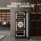 Haier home red wine cabinet, vertical humidifier, refrigerated fresh-keeping cabinet, air-cooled cabinet, wine wine cabinet, refrigerated fresh-keeping display cabinet, tea cigar cabinet, first-class energy efficiency, 195 liters, 84 bottles, full space temperature equalization + electronic temperature control, piano black