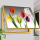 Tianxifu Medidor de medidor eléctrico Decoración Pintura Luz de lujo Caja de distribución de cubierta atmosférica Mural Mural Nordic Fresh Power Box Cover Pintura TXMG3271 40*30 Cubierta 32*25 Combinación de aluminio de plata mate Combinación de aluminio