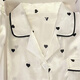 
Yalu pajamas for women in summer 2025 new ice silk thin love shorts suit home clothes two-piece summer FS_9214# cardigan double short lace pocket M