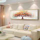 Mao Jiujiang Money Tree Living Room Decoration Painting Light Luxurious Horizontal Mural 2025 New High-end Sofa Background Wall Hanging Painting