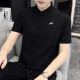 耐克（NIKE）运动套装男 2025夏季新款时尚高尔夫polo透气短袖t恤休闲针织短裤 FN3895-010+DX0767-010 S