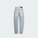 
Adidas (adidas) women's scimitar denim wash denim loose casual style LA old jeans KG0200 26