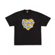 Lee Kids Japanese American Trendy Brand Human Dragon Year Limited Limited Men à manches courtes Couple d'été T-shirt Animal Top 3886 Black S