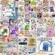 Yingtang 48 Luxury Ensembles complets de jouets Ins Sanrio Girls Diy Toys fait à la main 48 ensembles de livres calmes [pas de matériel]