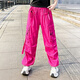 Livre et thé pantalon de travail à séchage rapide américain pour les femmes en été pantalon de sport de danse carrée mince 2025 Nouveau pantalon de danse de jazz de carton noir top 8833 + pantalon vert 6628 2xl