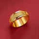 MHFDO Lao Feng Xiang quality men's ring number six Vietnamese sand gold mantra rotating cylinder ring No. 9 Lao Feng Xiang quality