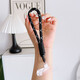
Short wrist rope anti-lost artifact new model hand-in-hand anti-hanging chain mobile phone pendant lanyard short wristband clip anti-fall keychain kettle short rope short mobile phone lanyard [Khaki one]