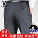 Playboy Mulberry Silk Casual Hosen für Männer 2025 Sommer Dünne neue neue und ältere lose und elastische Business-Eisen-freie Hose 9902-schwarz [fallen lassen