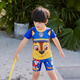 PAW PATROL Wangwang team children's swimsuit boy swimming trunks 2023 new boy long-sleeved swimsuit swim cap baby boy swimming suit split 9856 95 S