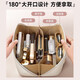 Bolsa de maquillaje de Haofanjie Viajes portátiles Small Storage Bag Outing Women's 2025 Nuevo cosmético de alta precisión Cosméticos Milk Alcicot blanco