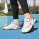 
Double Star Badminton Shoes Children's 6-13-year-old boys and girls professional summer breathable competition sports shoes for youth table tennis shoes white red 31