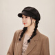 Popeye Woolen Octagonal Hat Women's Spring and Autumn Trend Korean Version British Retro Painter Internet Celebrity Beret Showing Face Small Literary Newsboy Hat