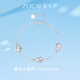 Zokai Ningguang Small Gourd Platinum Bracelet Pt950 Platinum Jewelry Phlox Chain 2025 New Style Gift for My Girlfriend, About 5.60g, More Refund, Less Replenishment