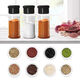 Meikejie seasoning jar plastic sprinkling bottle salt shaker seasoning bottle set pepper grinder salt MSG bottle seasoning bottle 100ml 3 pack hard version