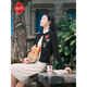 Yihong (E.Beauty) Shanghai Yihongyan Shanqing 2025 spring clothing new product knitted literary rose embroidered sweater cardigan jacket women Ruju Ju (cheongsam only) M