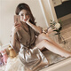 Slim Nachthemd für Frauen Sommer Yukata für Frauen Sommer Kimono für Frauen Pyjama ein Stück Bademantel Ice Seiden sexy Heimkleidung