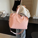 Grenzüberschreitende Mode vielseitig Boston Reisetasche 2025 Neue trendige Handtasche Umhängetasche große Kapazität Einfache Crossbody-Tasche Pink