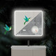 Jiumu; JUMOO's Hot Selling Air Space Air Aluminium Bathomer Bathom Baño Cerámico Integrado Gabinete Gabinete Combinación Lavado Doble Abierto Main Gabinete Cerámico Cerámico + Arco Mirror Gabinete