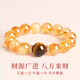 Lao Fengxiang Natural Wealth Citrine Bracelet for Men and Women Tiger Eye Stone Sterling Silver Bracelet Practical Birthday Gift for Boyfriend and Girlfriend JD.com Ships from Bakura *Same Day/Next Day Delivery-Excellent Topaz Crystal Bracelet