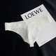 Color principal CAT Men's tang Men's U Convex Summer Simple Cool Cool Sin traceles Seda de una pieza de una pieza de baja cintura Shorts sexy C79 White Navy Powder M 90-120Jin [Jin equivale a 0.5 kg]