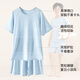
Catman children's pajamas for boys and girls summer thin ice silk shorts shorts 2025 home clothing air conditioning suit can be worn outside blue 130 [Recommended 120-130cm/50-60Jin [Jin equals 0.5 kg]]