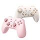 Oloy switch game controller colorful wireless bluetooth vibration gyroscope somatosensory pc computer Nintendo universal pro handle children girls ns game mini mini hand cream white