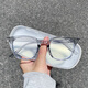 Dongha transparente Brille Box INS-Stil tragbare und stressresistente Studenten, Männer und Frauen, einfache und hochwertige Sonnenbrillen, hochwertige Aufbewahrungsbox, Brille Box + Brille Tuch